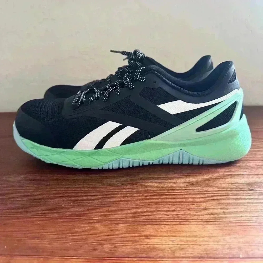 Reebok Nanoflex TR Womens Sz 12 Black Athletic Safety Work Shoes Sneakers RB365 - Picture 8 of 13
